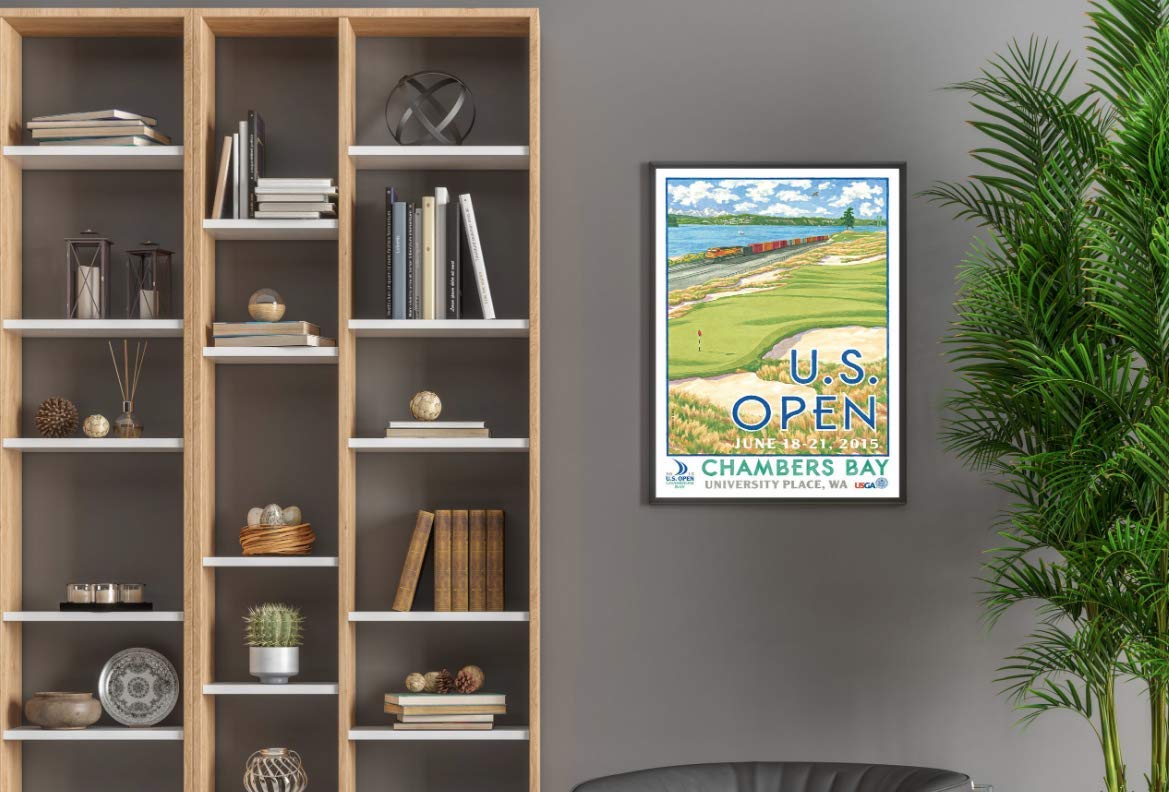 Amazon.com: Lee Wybranski Official Golf Art / 2015 U.S. Open Major